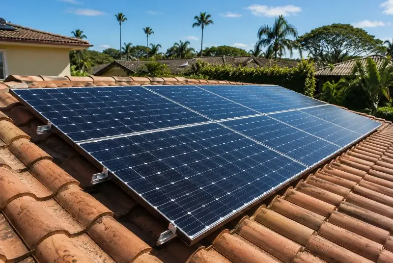 Installation de panneaux solaires à Moncheaux